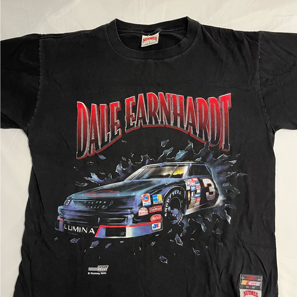 Black Short Sleeve Racing Tee